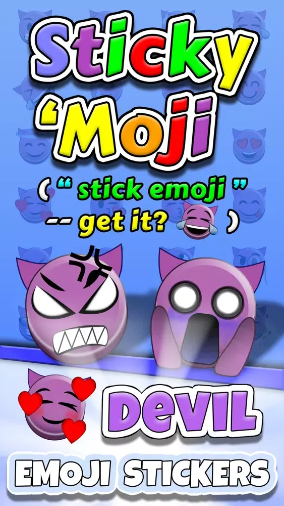 Screenshot di Sticky 'Moji: Devil Stickers