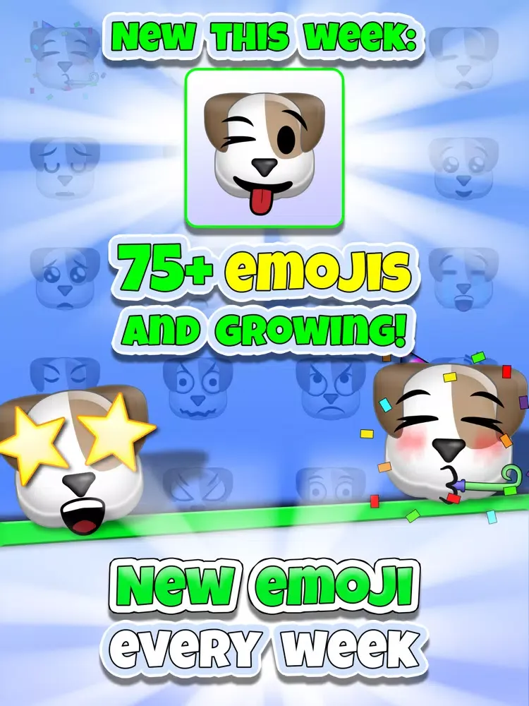 Captures d'écran de Sticky 'Moji: Dog Stickers iPad 