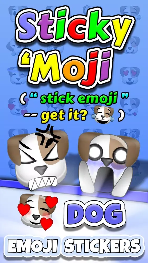 Captures d'écran de Sticky 'Moji: Dog Stickers