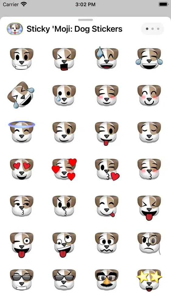 Captures d'écran de Sticky 'Moji: Dog Stickers