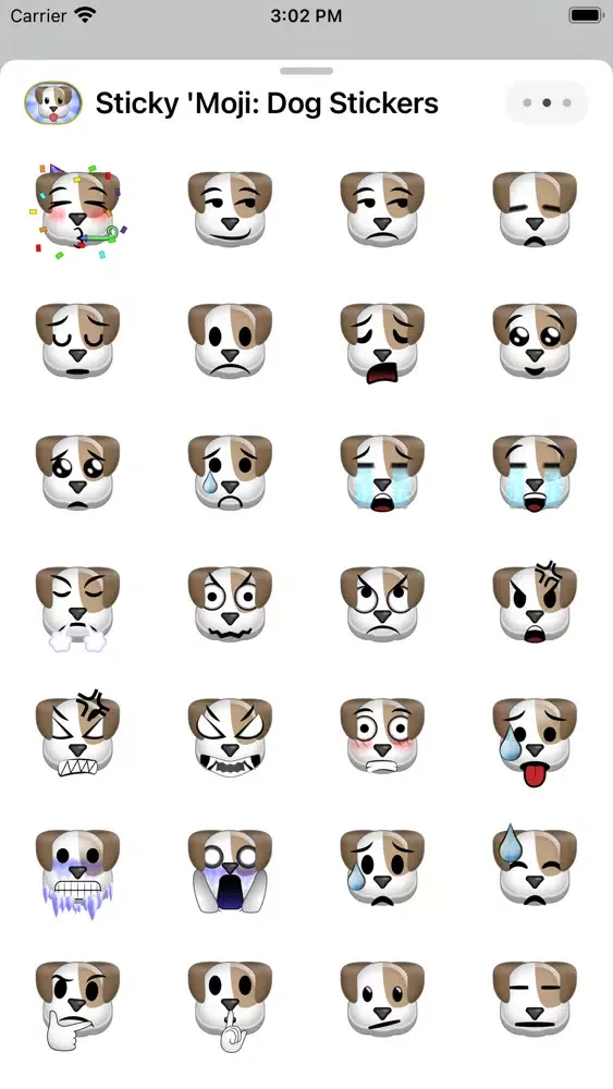 Captures d'écran de Sticky 'Moji: Dog Stickers