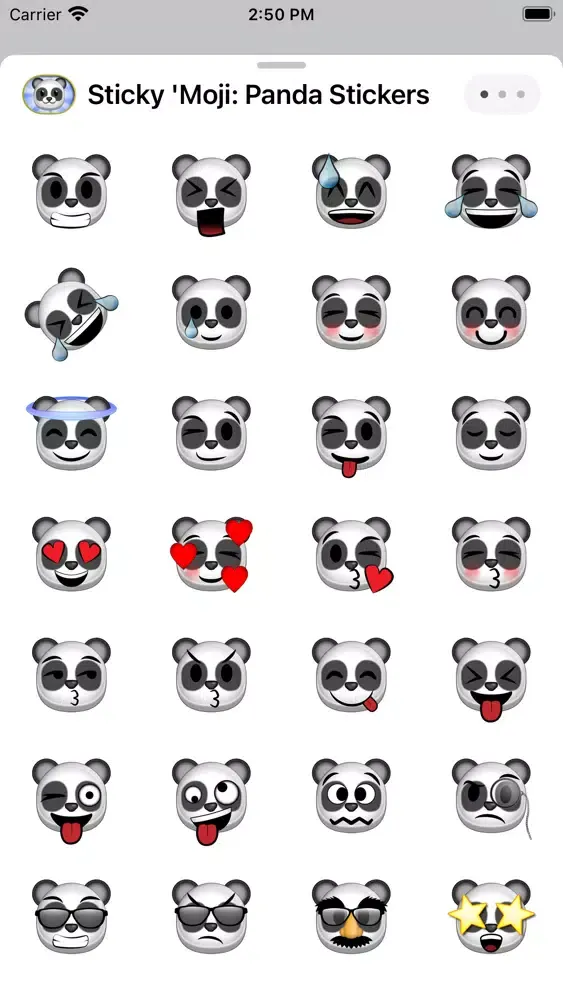 Sticky 'Moji: Panda Stickers Screenshots