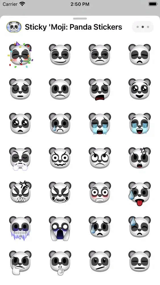 Sticky 'Moji: Panda Stickers Screenshots