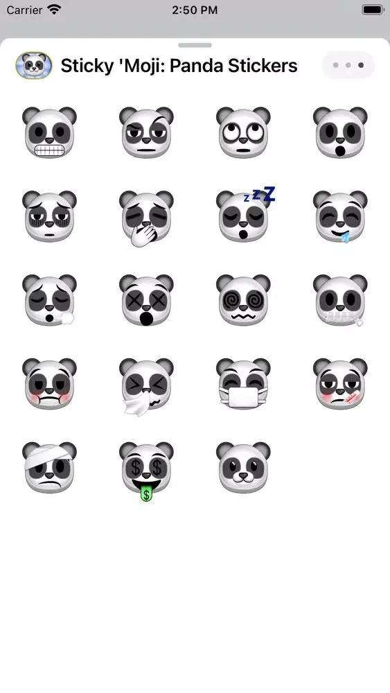 Sticky 'Moji: Panda Stickers Screenshots