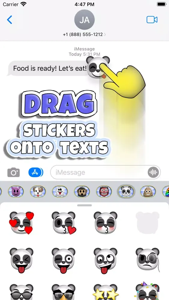 Sticky 'Moji: Panda Stickers Screenshots