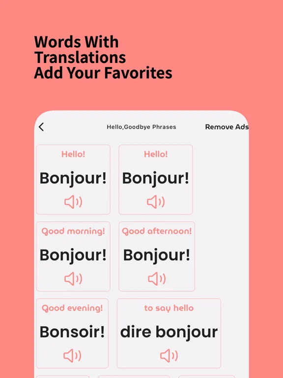 Learn French For Beginners! iPad 应用截图