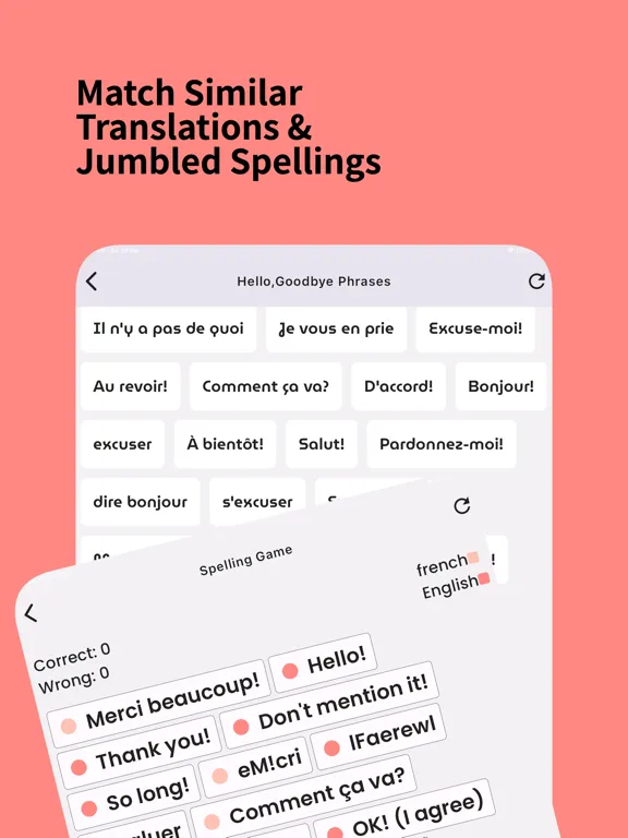 Learn French For Beginners! iPad 应用截图