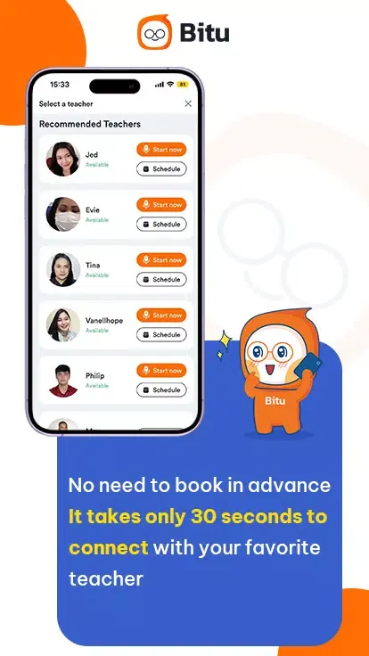 Bitu, Let's Speak English سکرین شاٹس