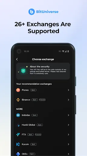 BitUniverse:Crypto Trading Bot 스크린샷