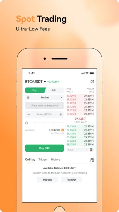 ภาพหน้าจอของ BVOX: Trade BTC, ETH & Crypto