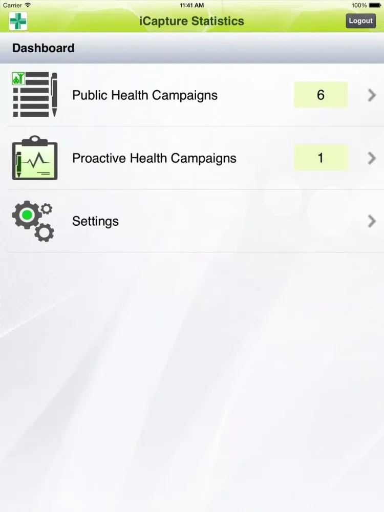 ภาพหน้าจอของ iCapture - Pharma iPad 