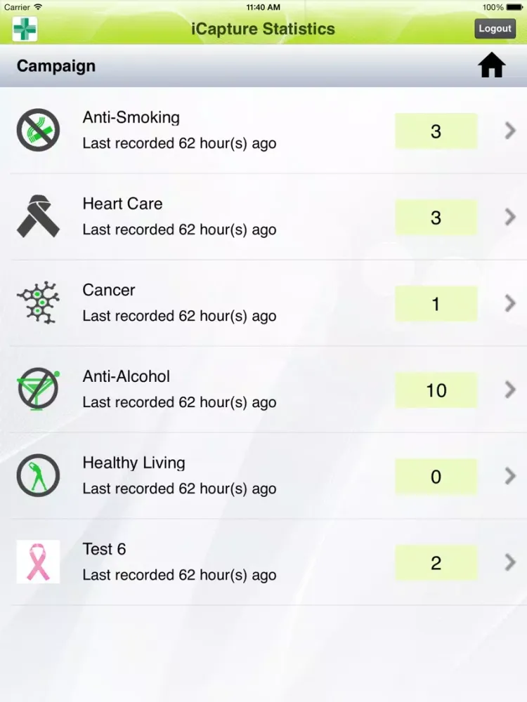 ภาพหน้าจอของ iCapture - Pharma iPad 