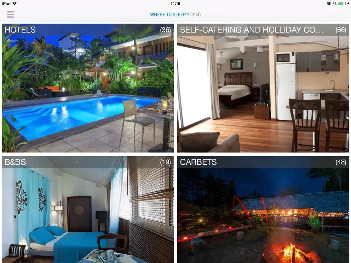 Zrzuty ekranu Guyane Tourisme iPad 