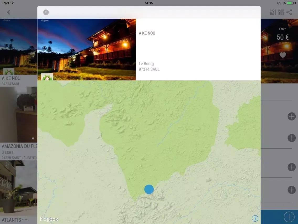 Zrzuty ekranu Guyane Tourisme iPad 