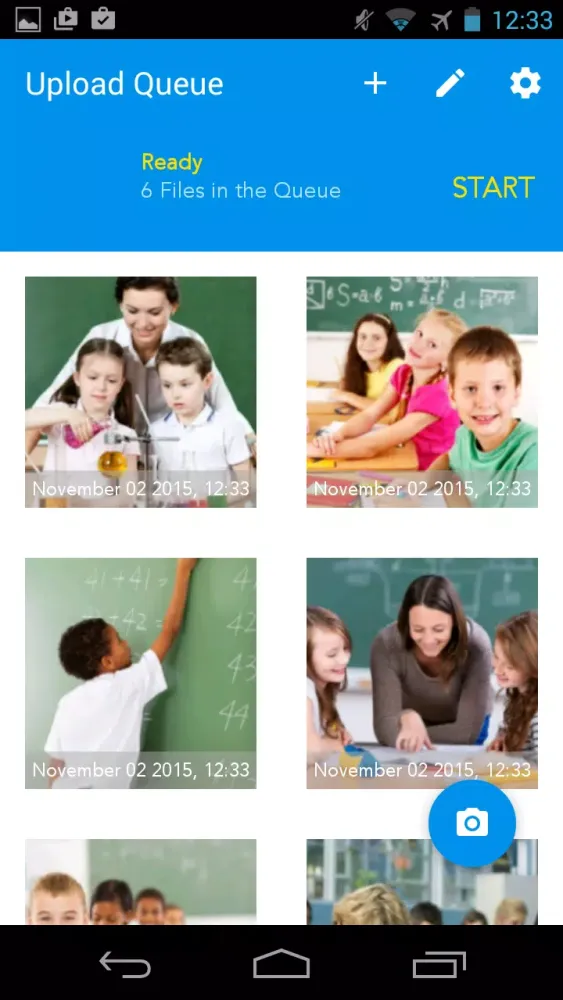 ภาพหน้าจอของ SchoolCam. Camera for Schools