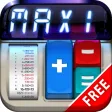 MaxiCalc Free: Big Retro LCD Basic Desk Calculator MaxiCalc Free: Big Retro LCD Basic Desk Calculator