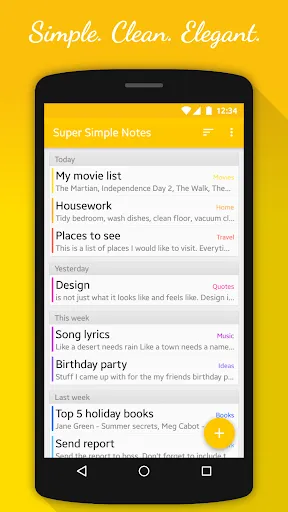 Notes (Super Simple Notes)應用截圖