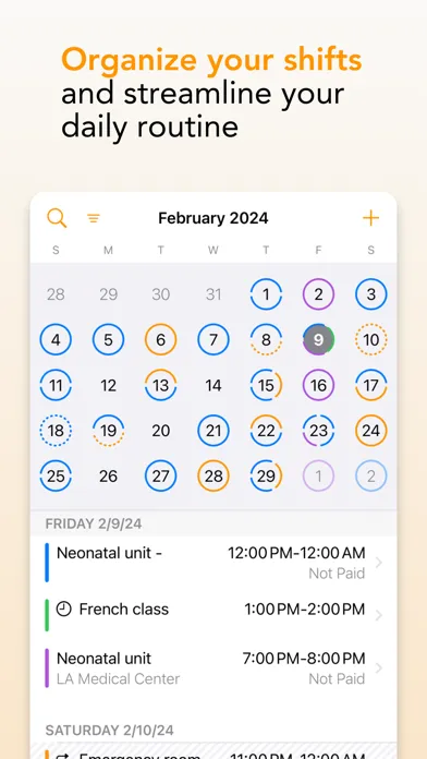 Скриншоты Next Shift Calendar