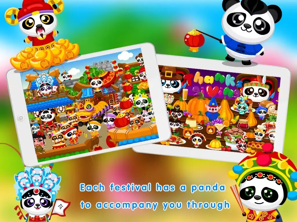 Pandas Story iPad  Screenshots