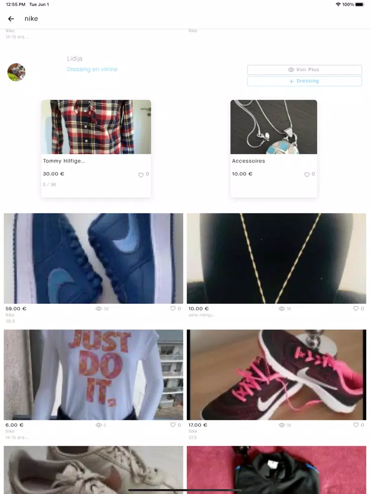 Tangkapan skrin Biwiwi-Achat & Vente iPad 