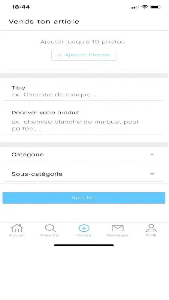Screenshot di Biwiwi-Achat & Vente