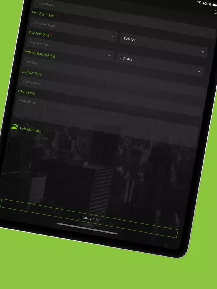 ภาพหน้าจอของ Green Property Management iPad 