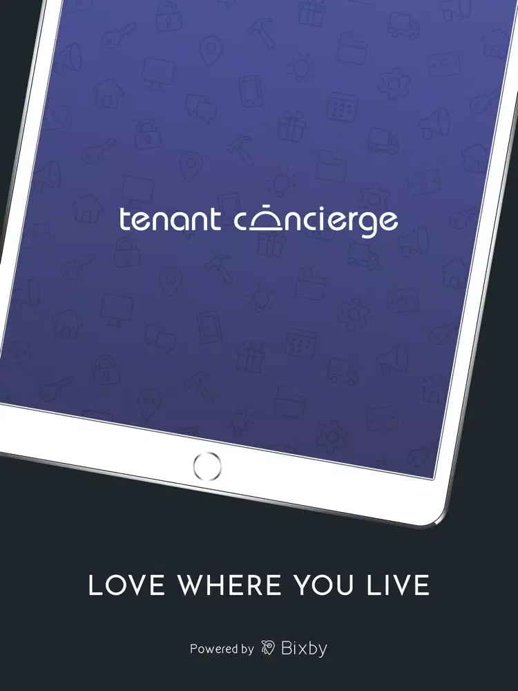 Capturas de tela do Tenant Concierge iPad 