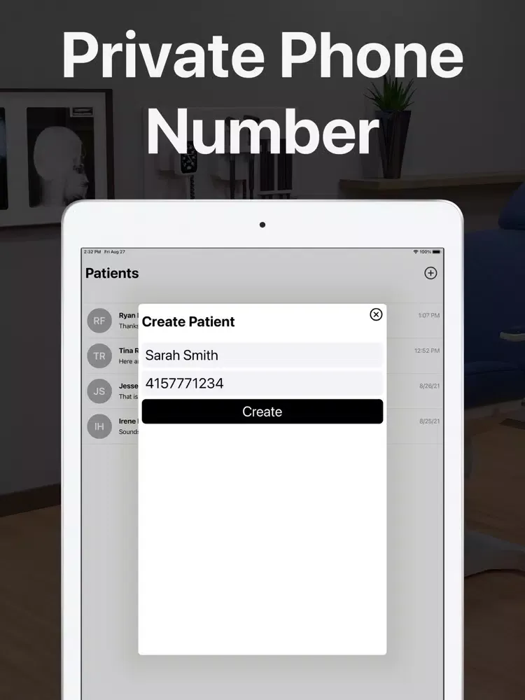 TextMD - HIPAA Text Message iPad  سکرین شاٹس