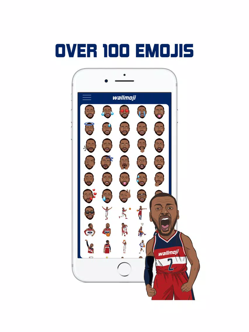 Tangkapan layar WallMoji by John Wall - Emojis and Stickers iPad 