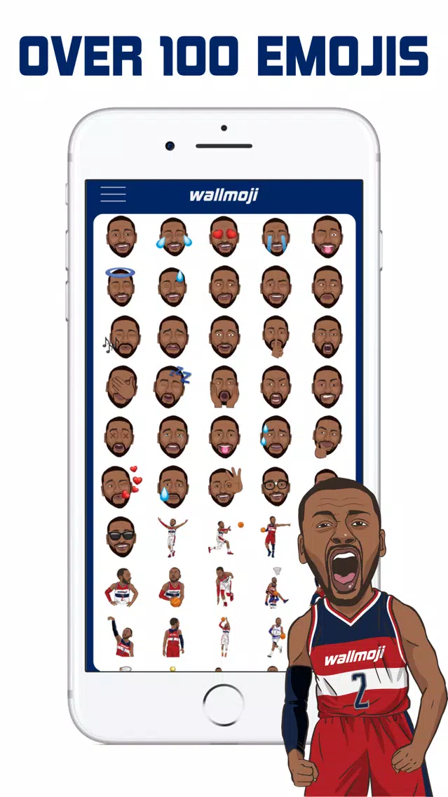 Tangkapan layar WallMoji by John Wall - Emojis and Stickers