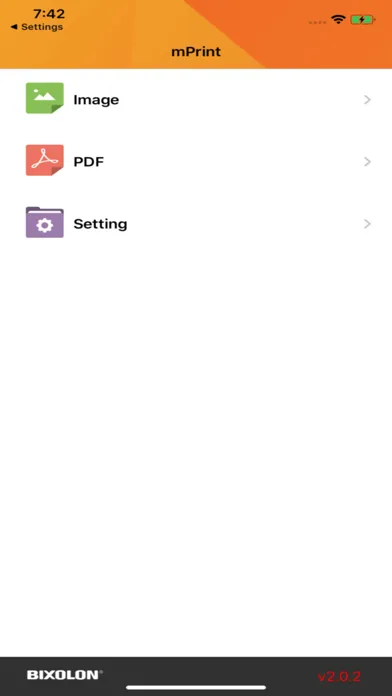 mPrint Screenshots