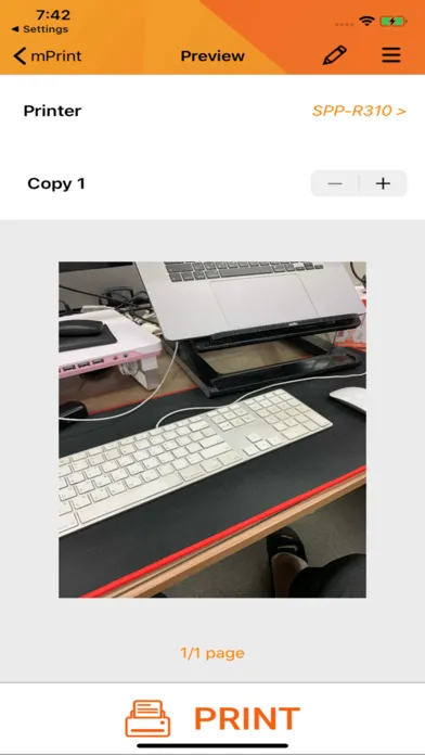 mPrint Screenshots
