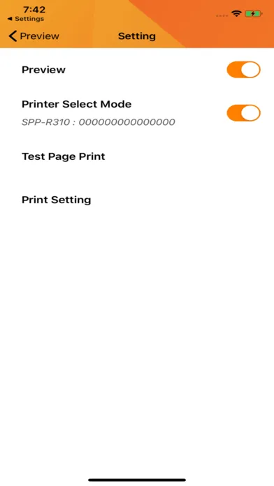 mPrint Screenshots