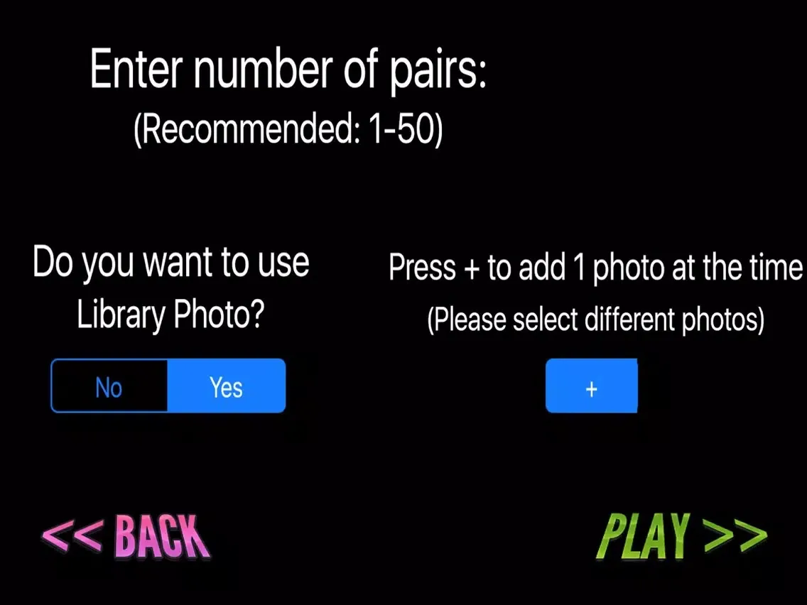 Game of Memories iPad  Screenshots