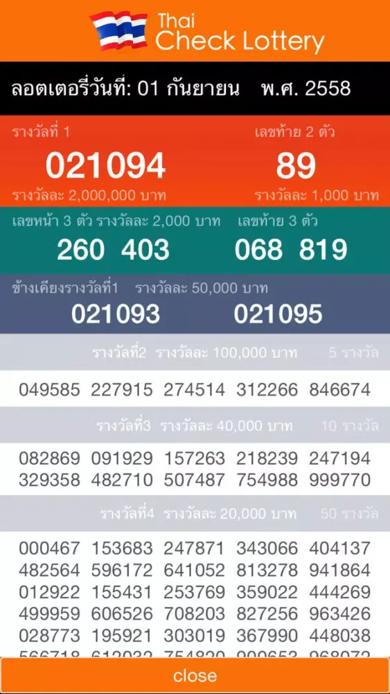 Скриншоты Check Lottery สำหรับคนไทย