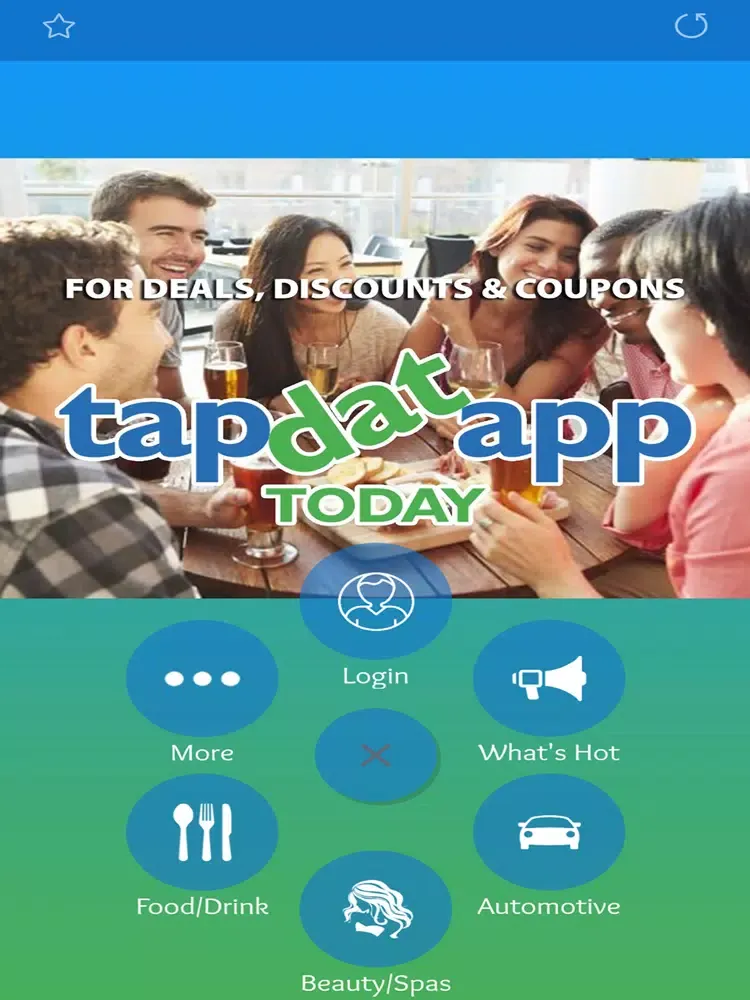 ภาพหน้าจอของ Tap-Dat-App iPad 