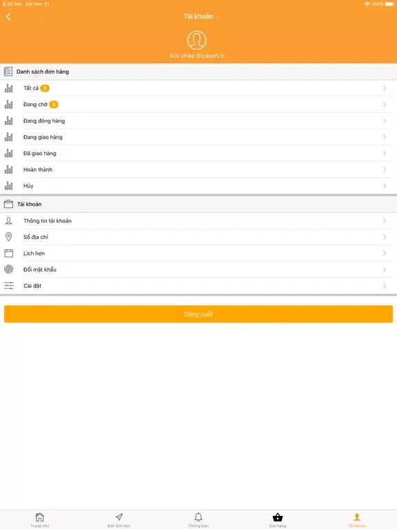 Скриншоты CarSpa Huế iPad 