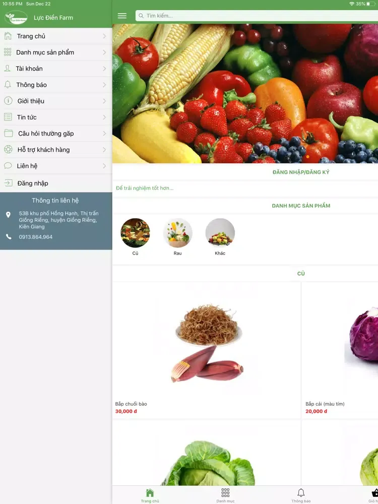 Capturas de pantalla de Lực Điền Farm iPad 