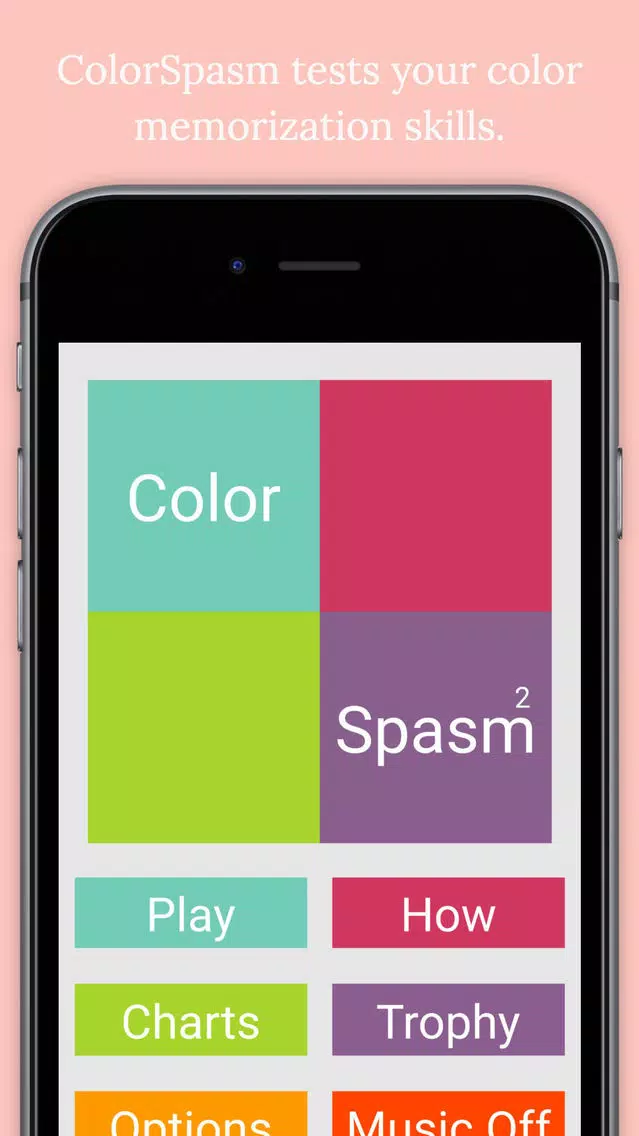 Tangkapan layar ColorSpasm 2 - Color Memory Match