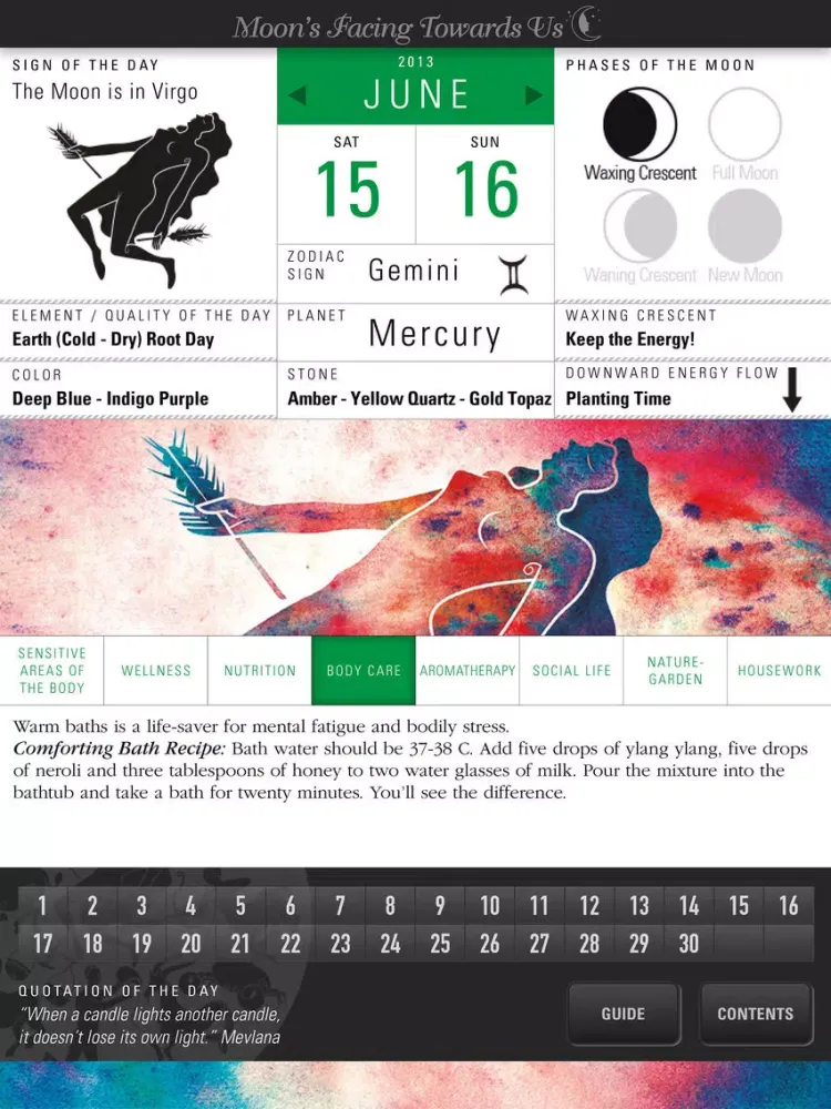 Capturas de pantalla de Lunar Calendar '13 iPad 