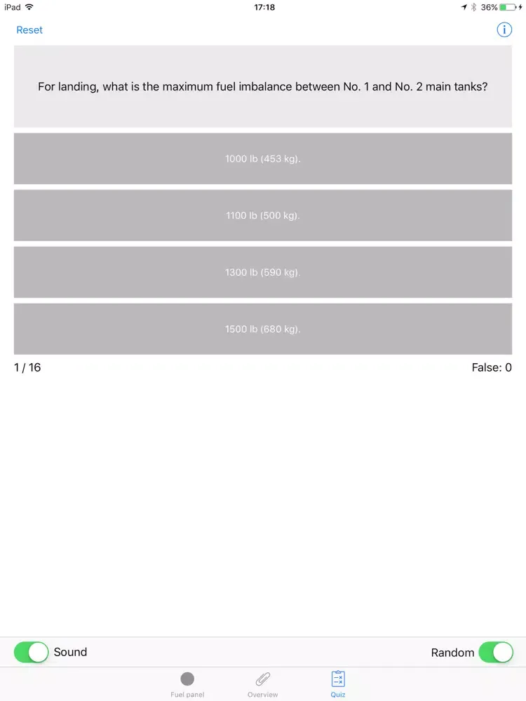 B737 NG fuel system iPad 应用截图