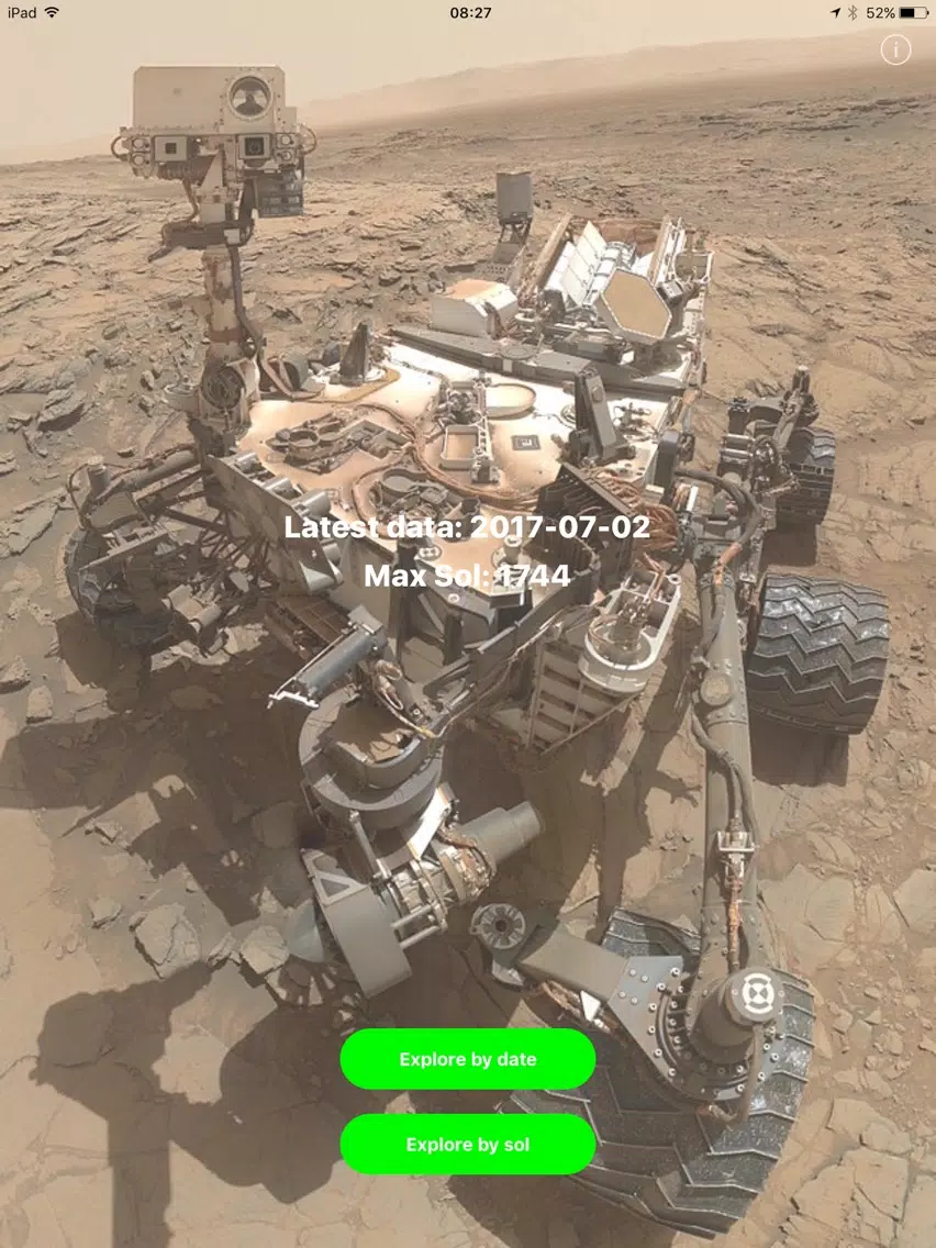 Explore Mars iPad  Screenshots