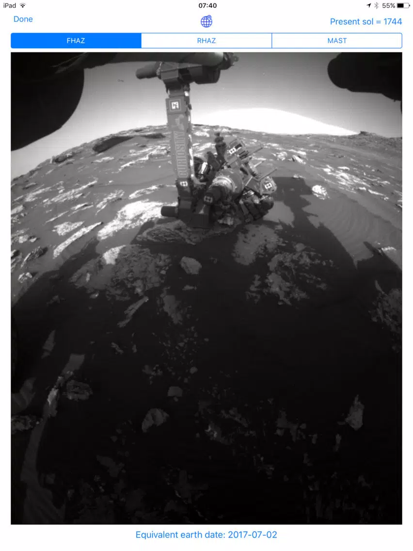 Explore Mars iPad  Screenshots