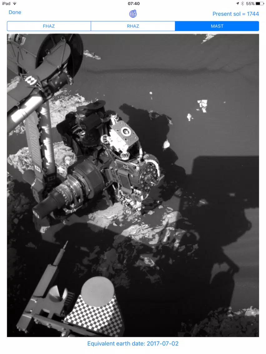 Explore Mars iPad  Screenshots