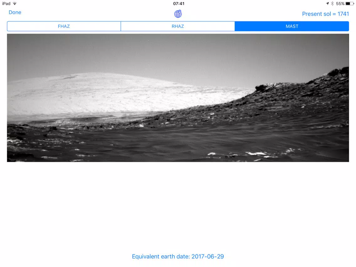 Explore Mars iPad  Screenshots