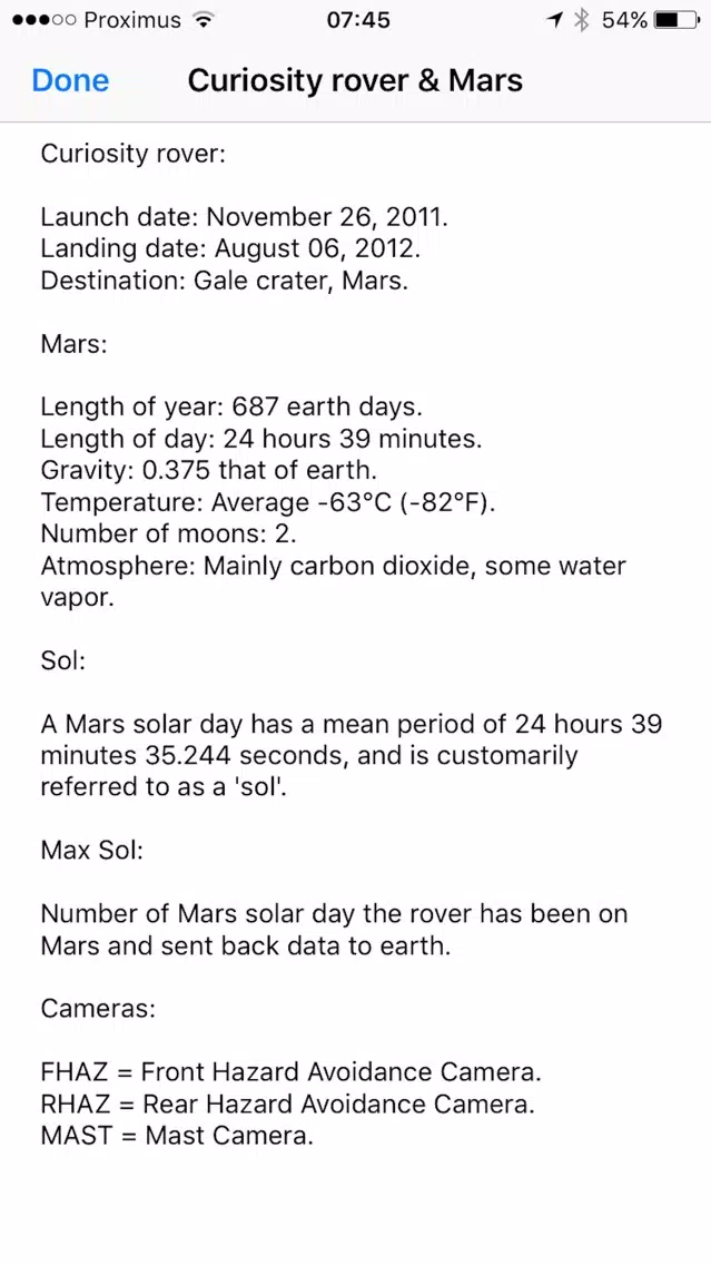 Explore Mars Screenshots