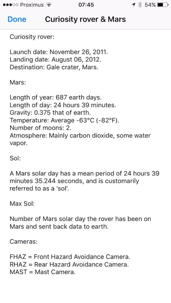 Explore Mars 스크린샷