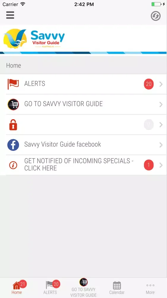 Savvy Visitor Guide 스크린샷