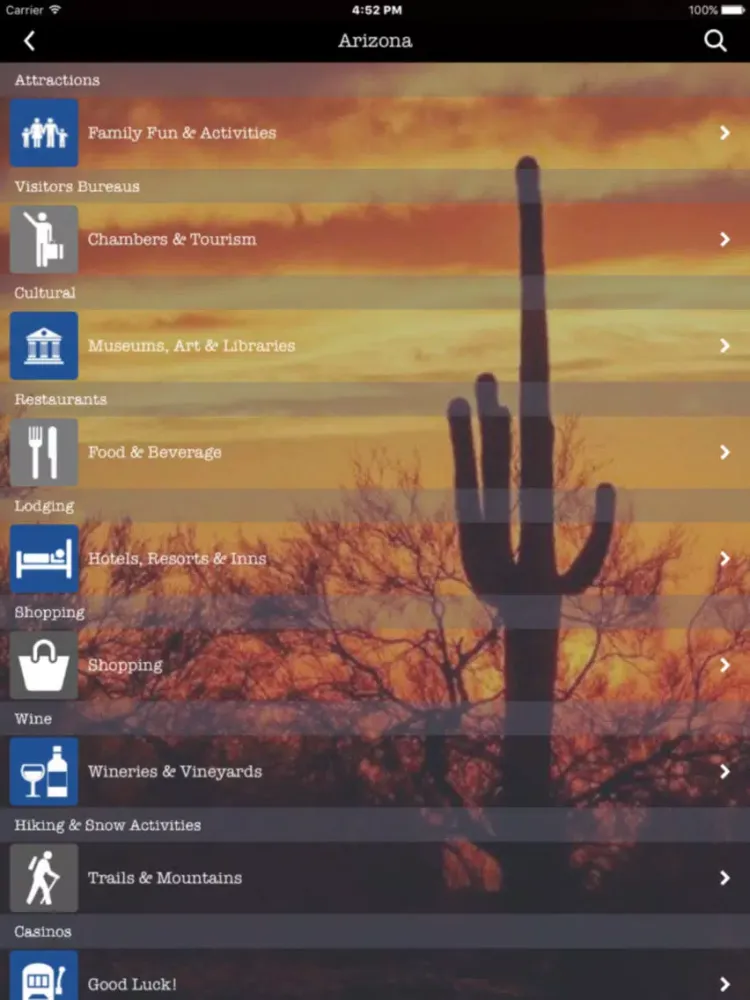 ภาพหน้าจอของ Drive Guide US iPad 