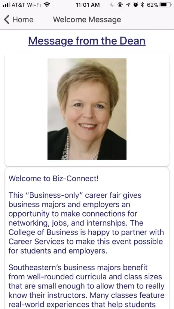 ภาพหน้าจอของ Biz-Connect